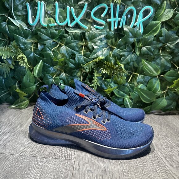 Men’s  Brooks Levitate 5 Knit Blue  Running Shoes Size 9 NEW SAMPLE main image 4